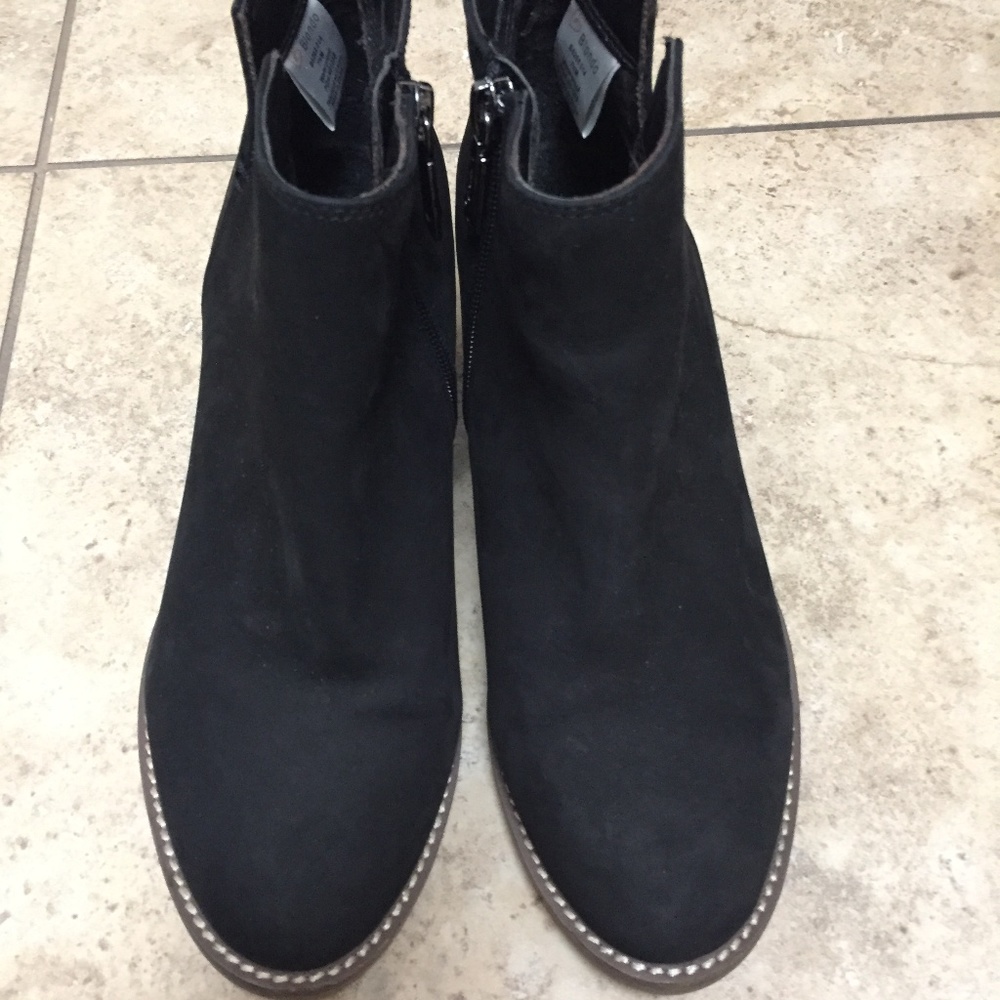 Blondo - Black Leather Waterproof Booties-Size 7.5